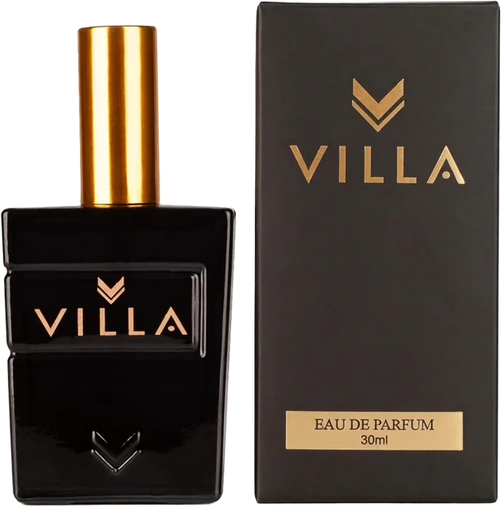 Villa eau de parfum 30ml in black glass with gift box